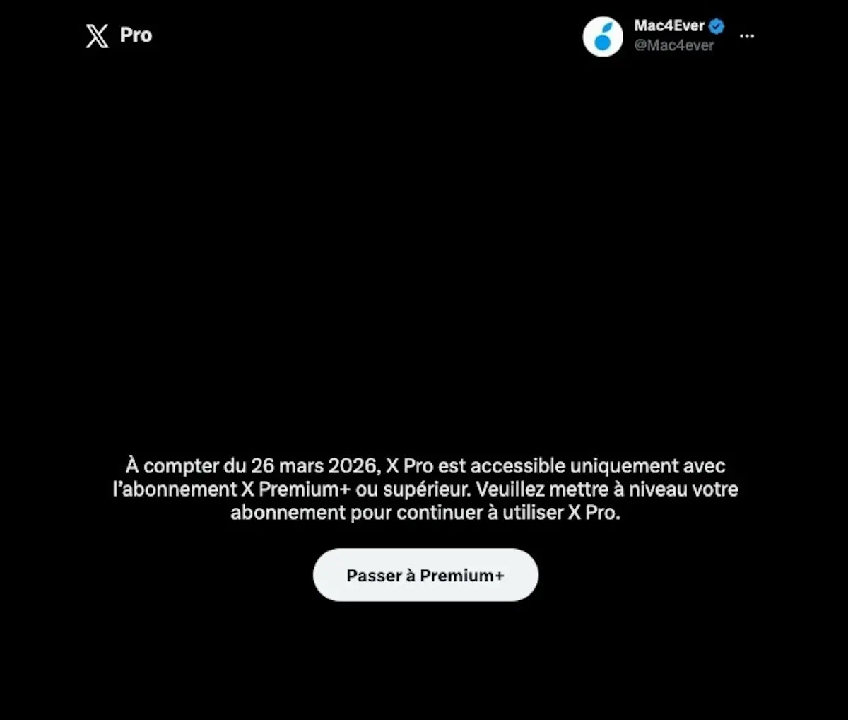 X Pro passe derri&egrave;re le mur payant &agrave; 44 euros par mois, sans pr&eacute;venir personne