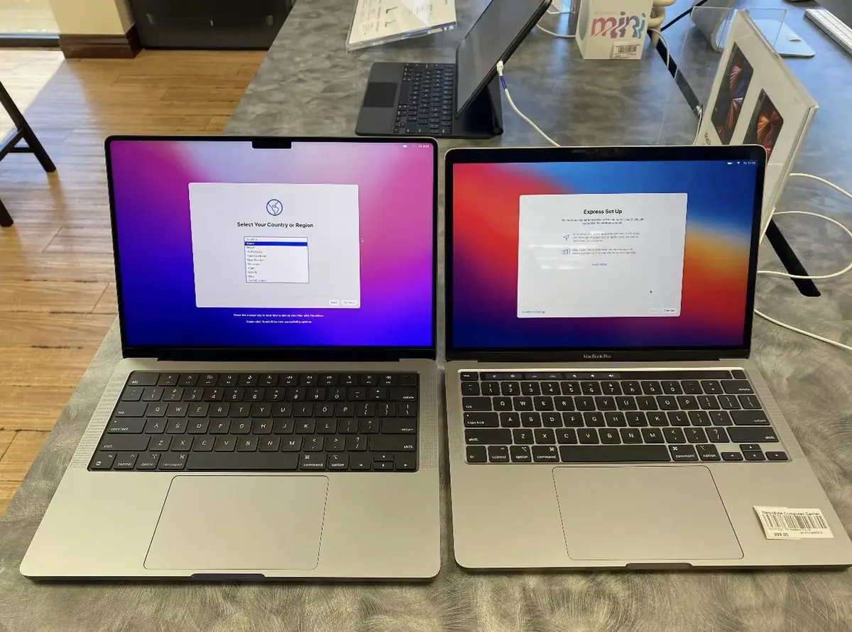 Premières images des nouveaux MacBook Pro "en vrai"