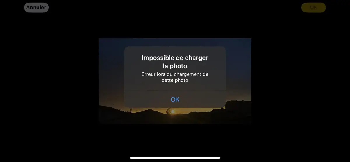 Bug iOS 18