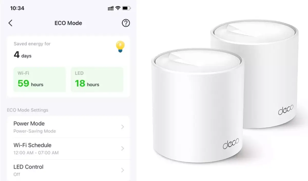 Un mode d'économie d'énergie pour les routeurs Wi-Fi Mesh Deco de TP-Link