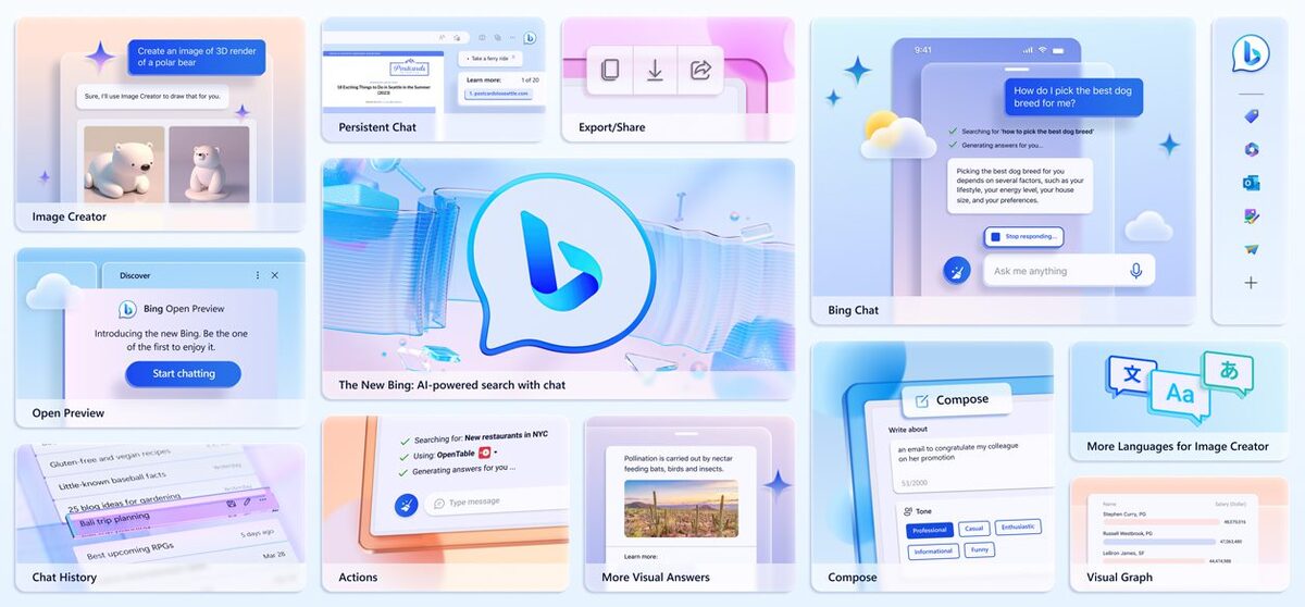 Microsoft : l'IA de Bing est désormais accessible à tous