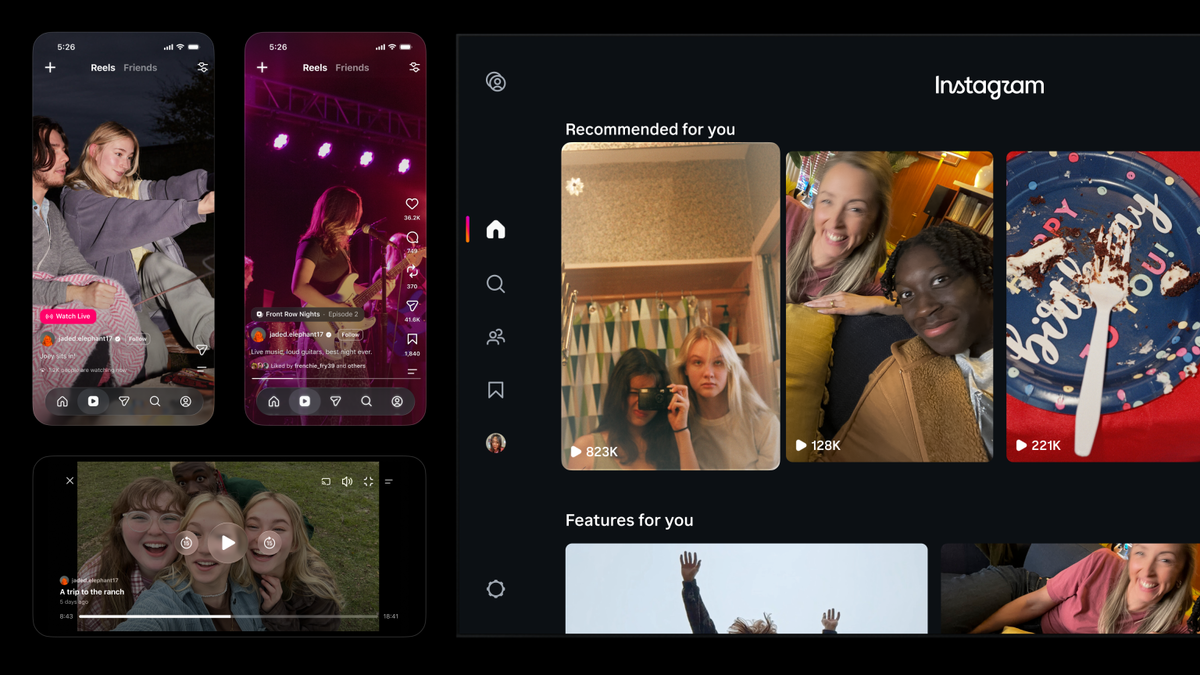 Instagram lance Features, des vid&eacute;os de 90 minutes pour attaquer YouTube