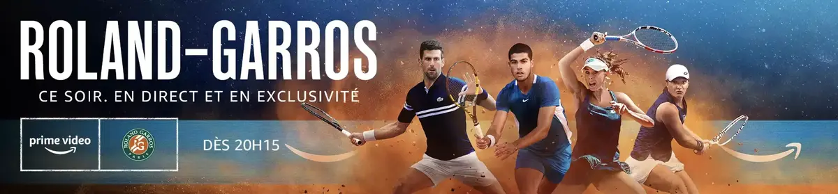 Roland Garros : comment regarder le match Nadal-Djokovic diffusé gratuitement par Amazon !