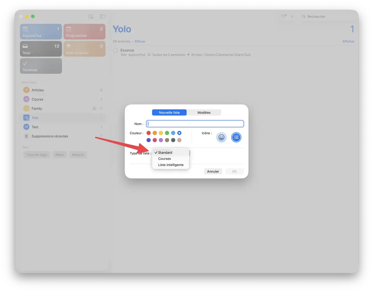 Les fonctions cachées de l'application Rappels pour iPhone
