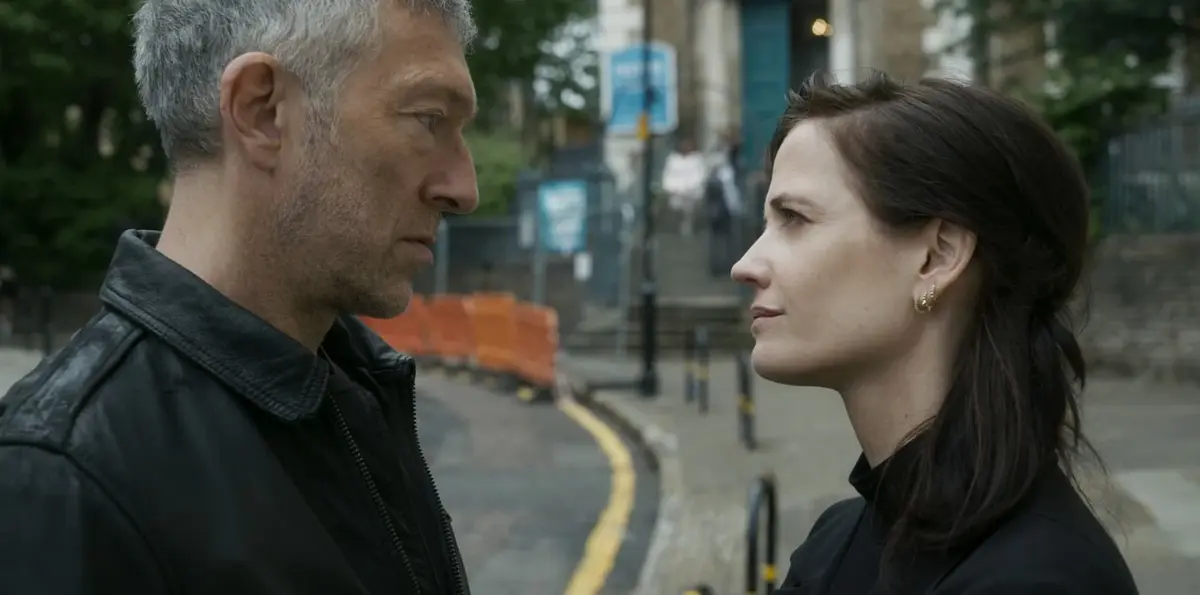 La 1ère série française Liaison le 24 février 2023 sur Apple TV+ (Vincent Cassel et Eva Green)