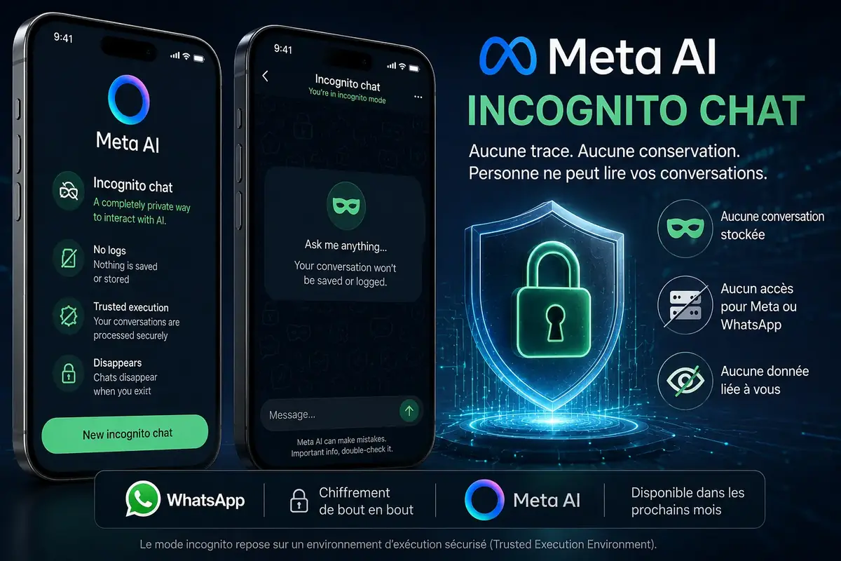 Le (nouveau) mode incognito de Meta AI va-t-il vraiment protéger vos conversations ?