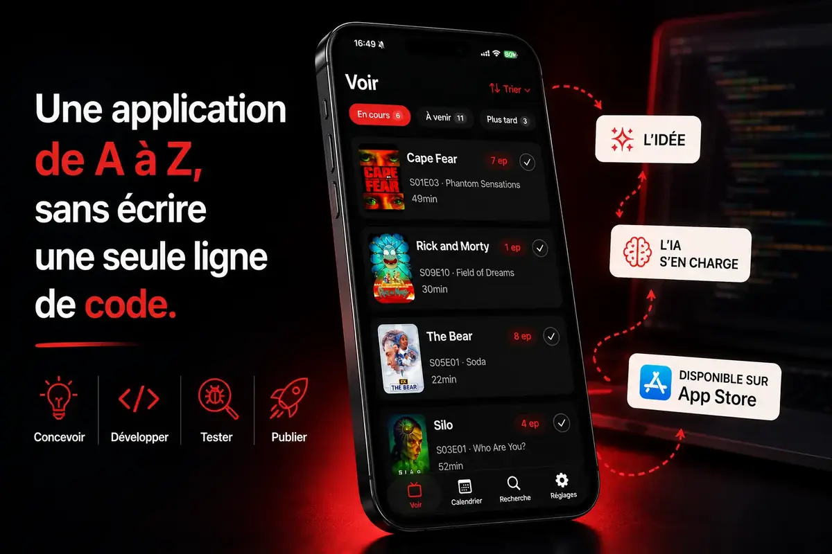 J'ai cr&eacute;&eacute; une application iPhone, disponible sur l&rsquo;App Store, sans &eacute;crire une seule ligne de code&nbsp;!