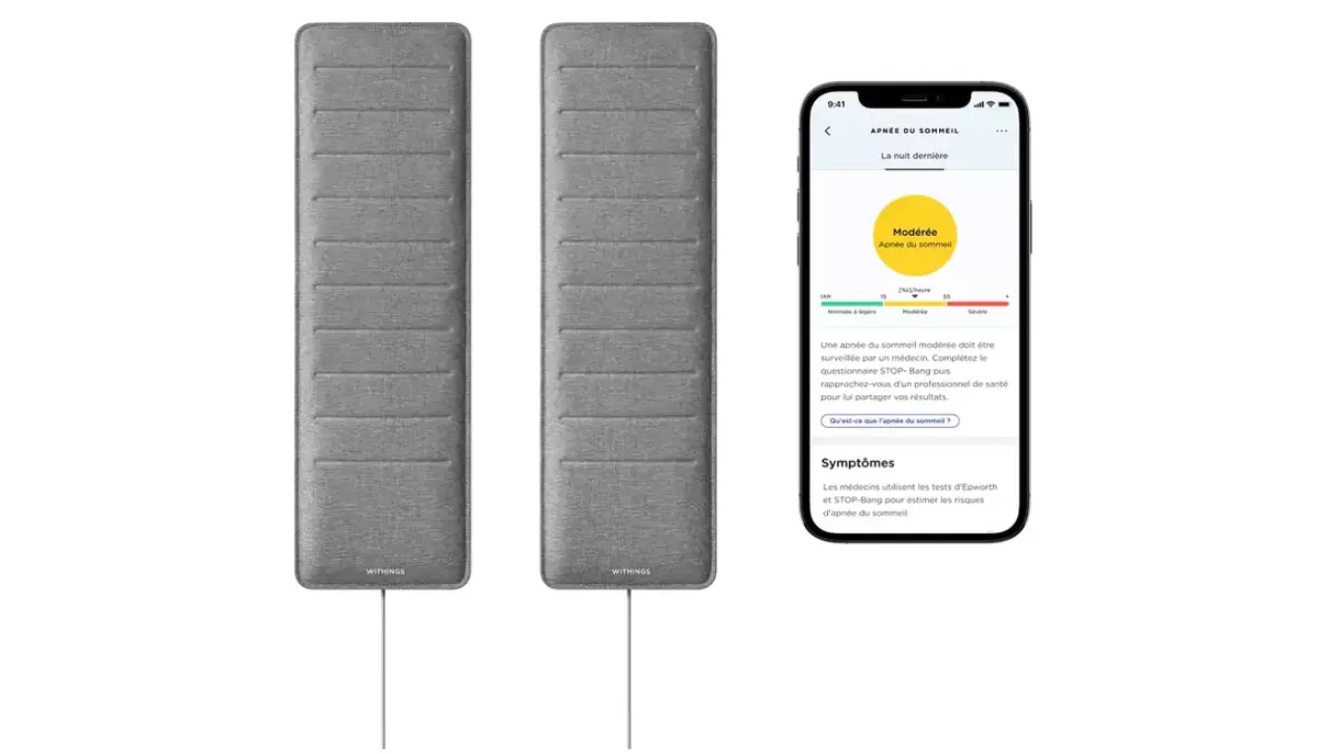 Le pack de 2 Withings Sleep Analyzer détectant l'apnée du sommeil à 229€