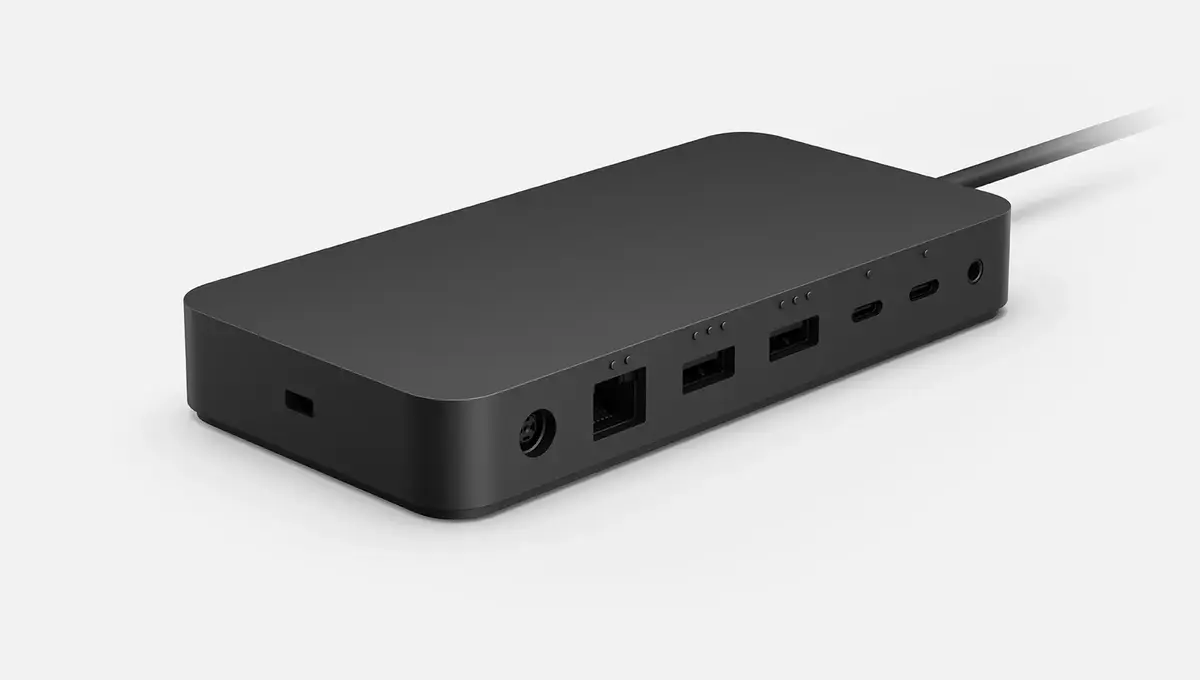 Un dock Thunderbolt 4 avec port 2,5 GbE chez Microsoft sans Surface Connect