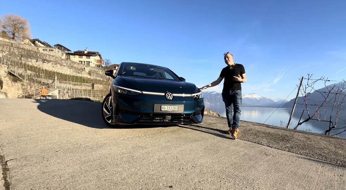 Essai Volkswagen ID7 Pro S&nbsp;: une autonomie de dingue&nbsp;! + test avec coffre de toit et sur neige