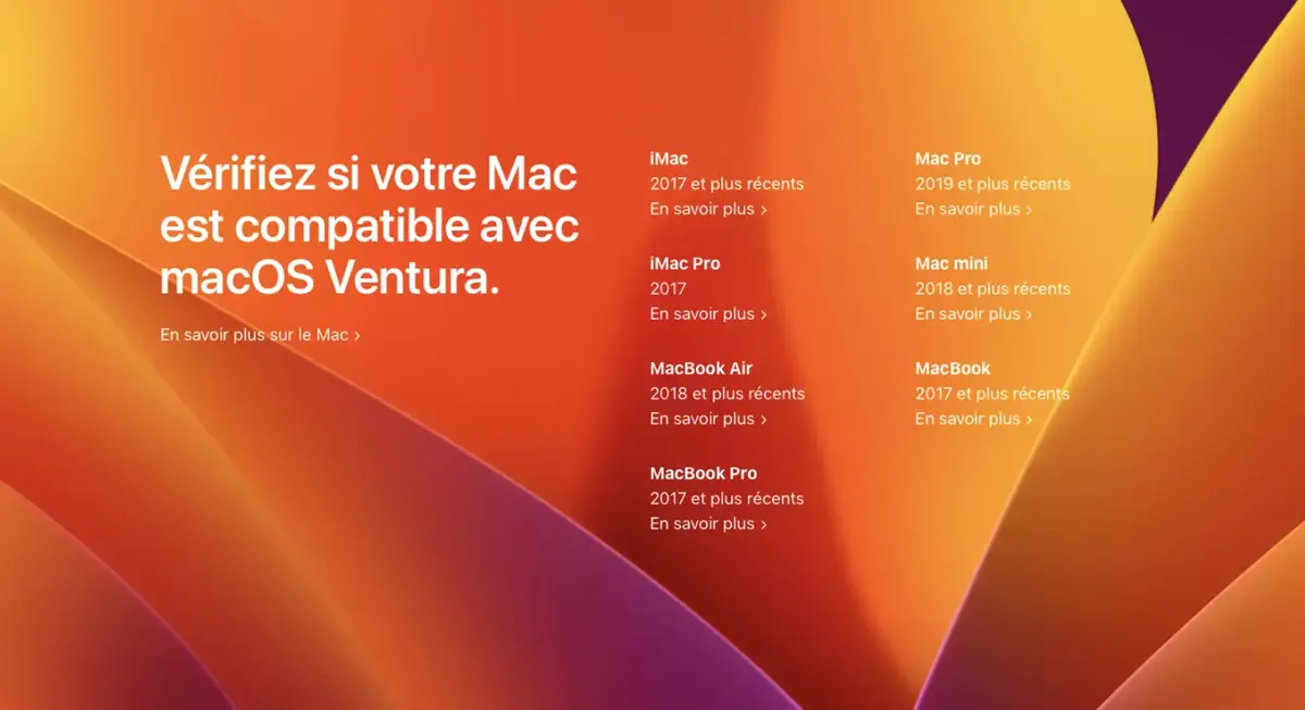 macOS Ventura sera disponible ce soir ! Voici les principales nouveautés