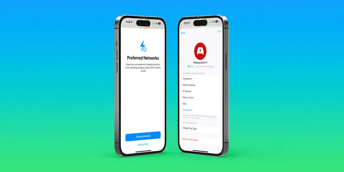 iOS 17 va afficher la disponibilité des bornes de recharge dans CarPlay / Maps