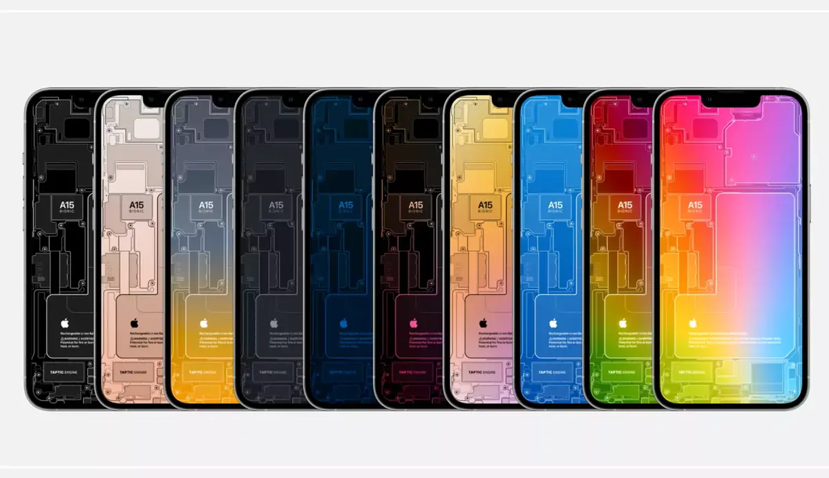 Il crée de remarquables fonds d'écran à partir des schémas des iPhone 13 / 12