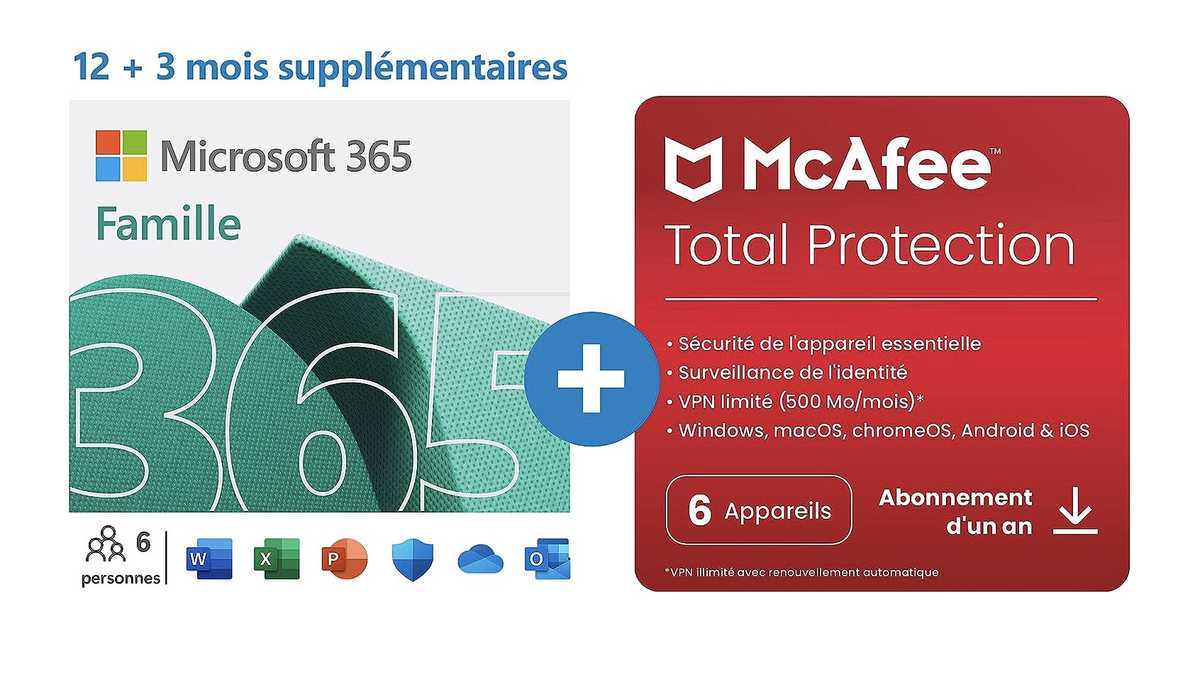 Sur  l'abonnement Microsoft 365 Famille affiché en vente