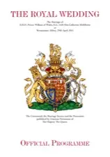 Le programme souvenir officiel du mariage royal dans l'iBookStore