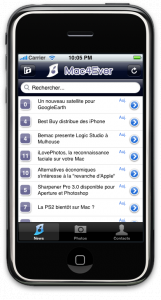 (MAJ) Mac4Ever Mobile 1.0 : Mac4Ever sur votre iPhone !