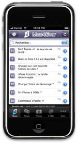 Mac4Ever Mobile 2.0 : quelques explications sur les nouveautés