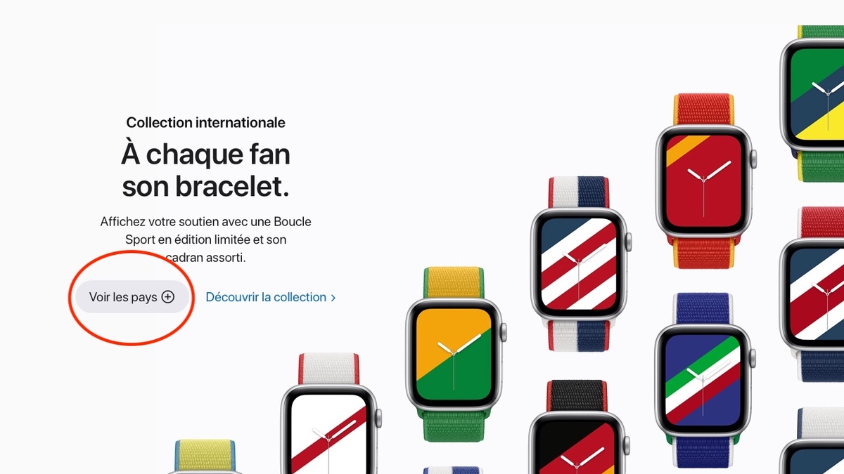 Comment t l charger les cadrans de la Collection internationale