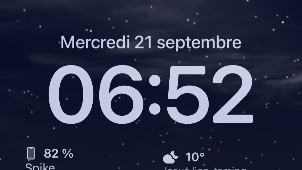 iOS 16.1 pourcentage de batterie, indicateur de charge, copiercoller, écran verrouillé