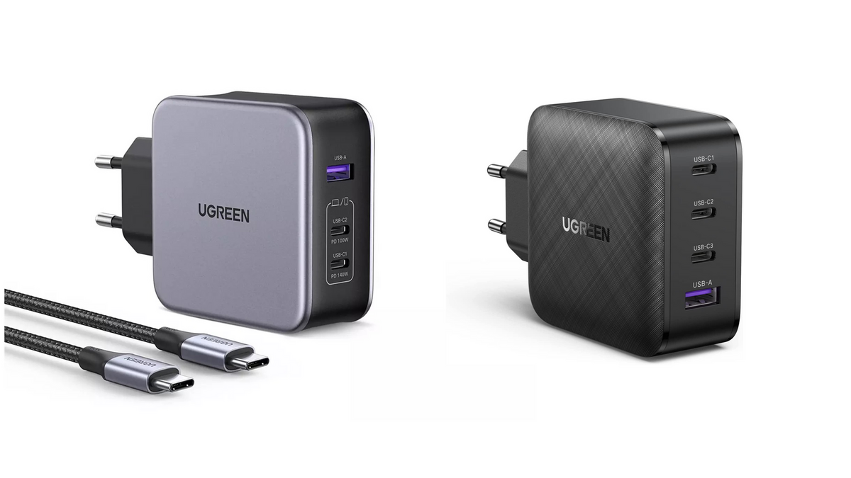 UGREEN 65W Chargeur USB C Rapide 3 Ports