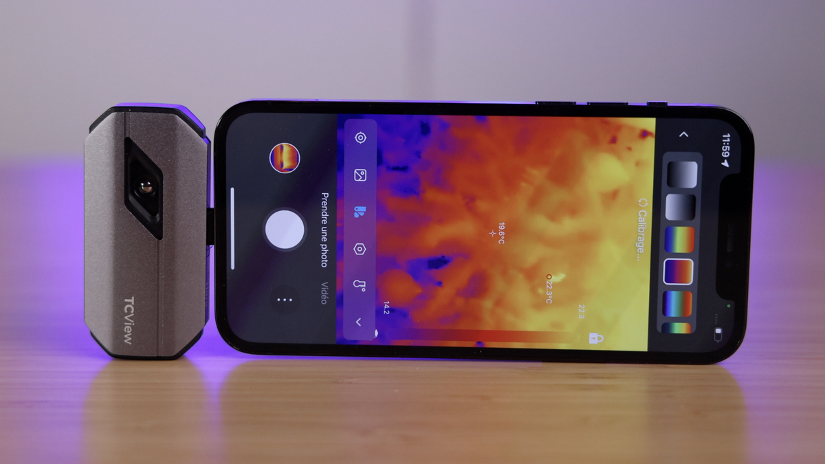 Test de la caméra thermique pour iPhone TOPDON (isolation, points chaud ...