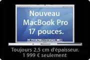 Encore une boullette sur le site d'Apple