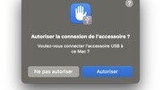 macOS Ventura : comment autoriser les accessoires/SSD à se connecter à son Mac par défaut ?