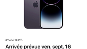 Les iPhone 14 / Pro et les Apple Watch Series 8 / Ultra sont expédiés