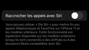 Comment raccrocher un appel téléphonique ou FaceTime avec Siri sous iOS 16