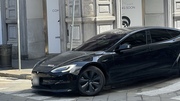 L'image du soir : tiens, une Tesla Model S Plaid en Europe !