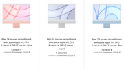 De 220 à 420€ de réduction sur un large choix d'iMac M1