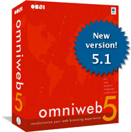 Navigateur OmniWeb 5.1.1 beta 4