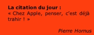 La citation de Pierre Hornus