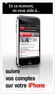 SG : Vos comptes sur iPhone