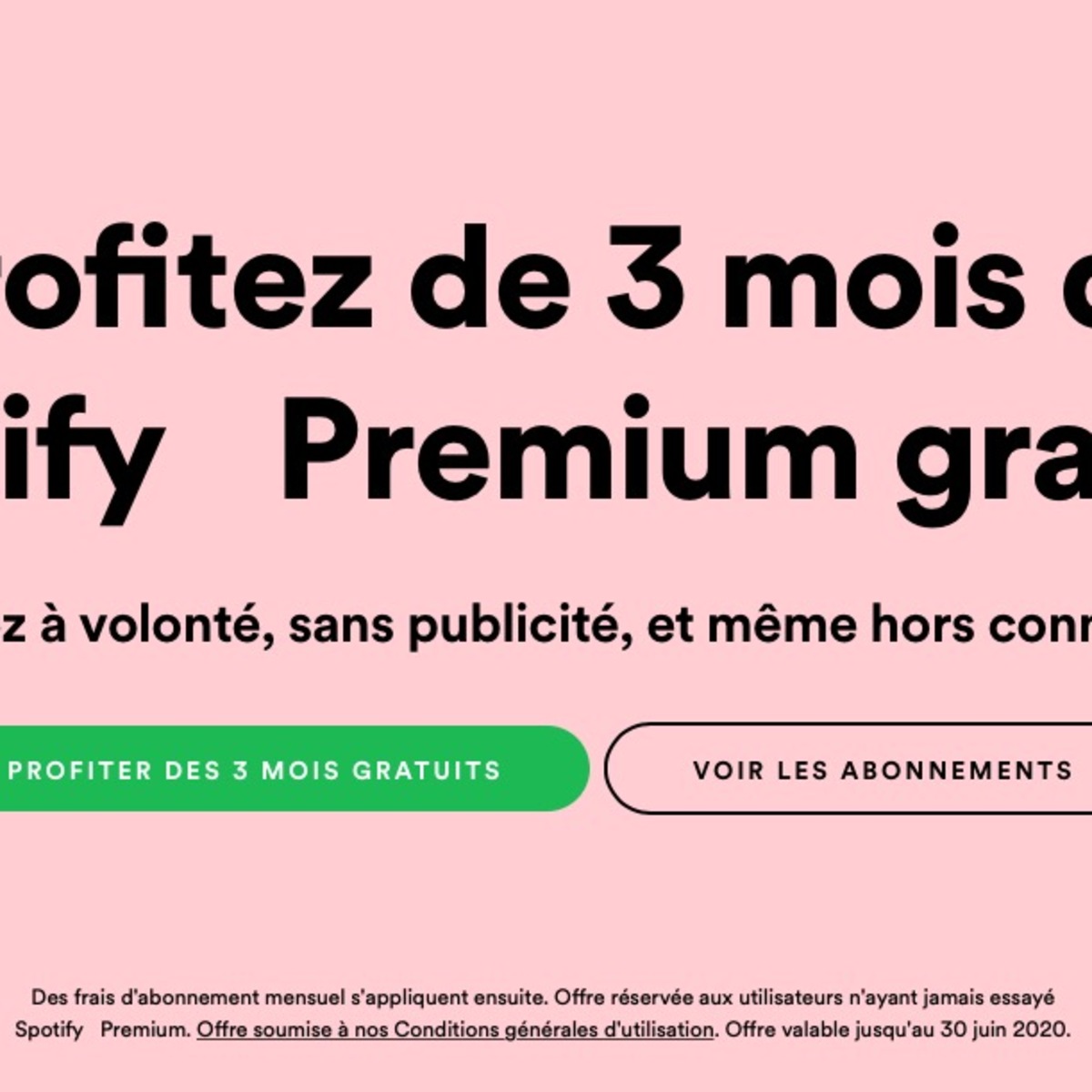 Spotify 3 Mois Gratuits Pour Loffre Premium