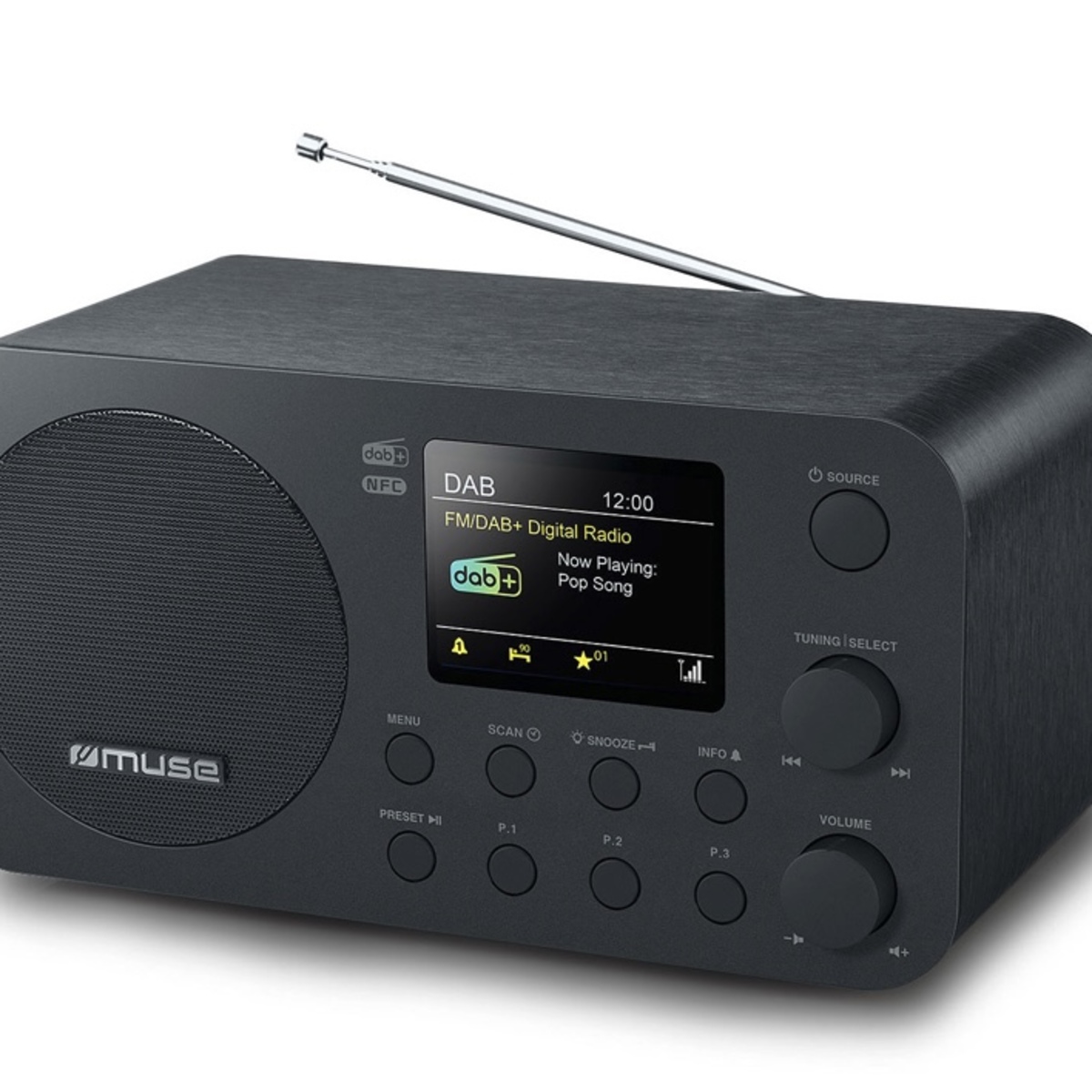 Un nouveau radio-réveil Bluetooth FM/DAB + chez Muse