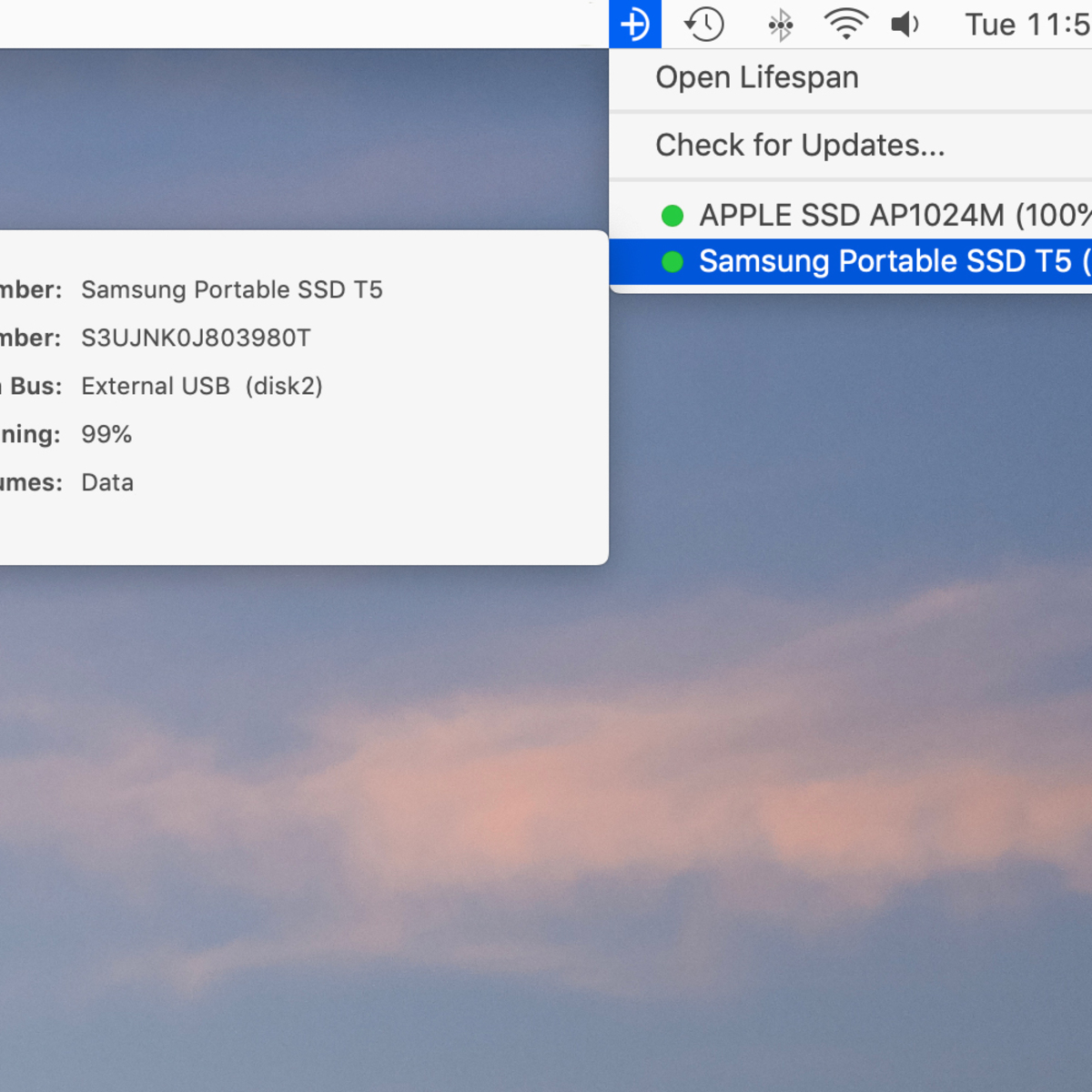 Durée de vie des SSD Lifespan estime l
