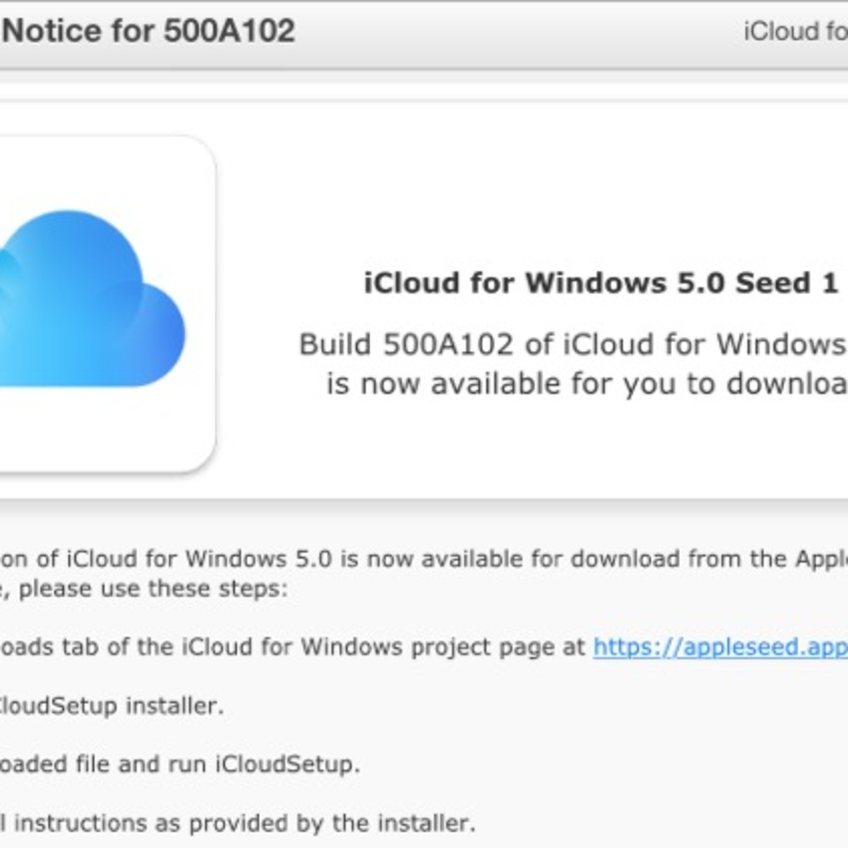 icloud 5