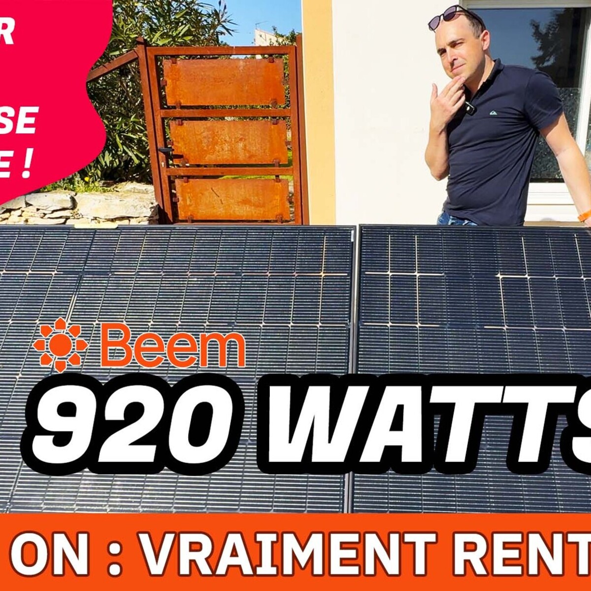 Test et installation des panneaux solaires Beem On 920W : ( + code promo )