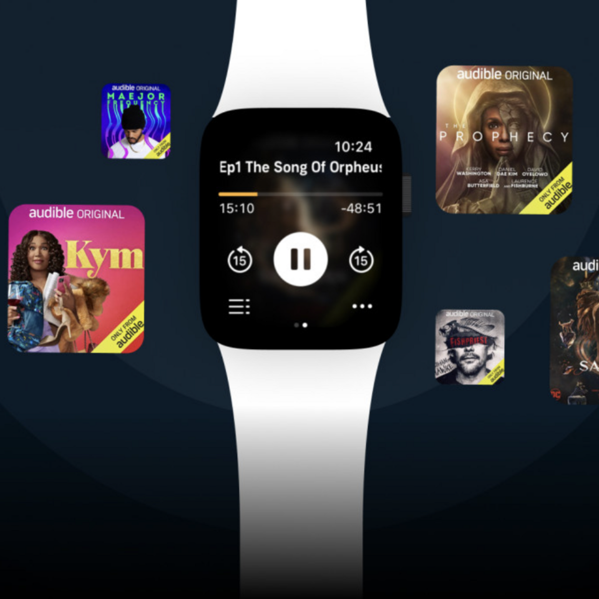 audible apple watch