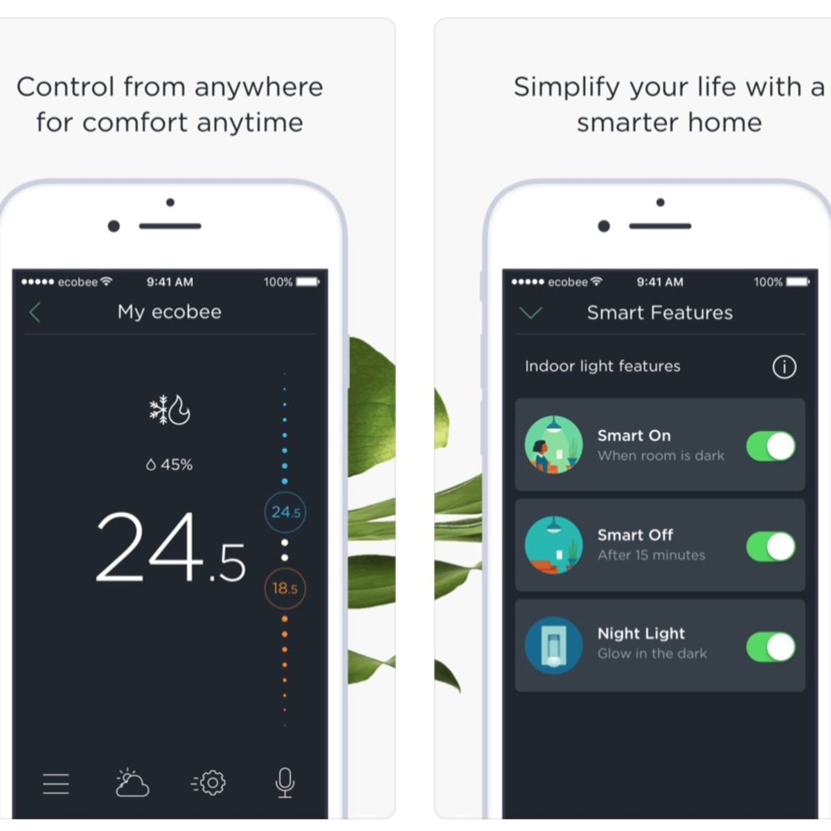 Ecobee rafraîchit son application iOS (et ajoute la prise en charge du