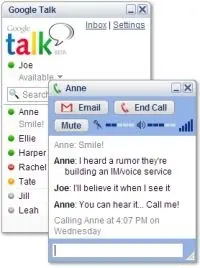 Google Talk est de sortie