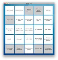 Le bingo de la WWDC 2008 !