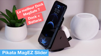 Le meilleur Dock + batterie pour iPhone 12 ? Test express du Pitaka MagEZ Slider ! (vidéo)