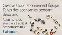 Adobe : une promo pour booster les abonnements équipes à la Creative Cloud