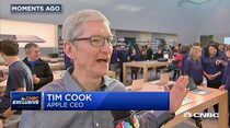 Tim Cook et l'iPhone 8 : "Nous aimons ce que nous voyons"