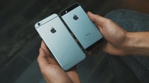 Un iPhone 6 gris sidéral de 4,7 pouces comparé au 5s en vidéo