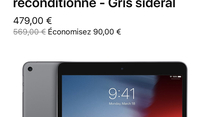 L’iPad Air 3 débarque sur le Refurb à partir de 479€ !