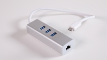 Test express du hub USB C "iKross" vers USB 3 (3 ports) + Ethernet Gigabit