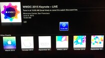 La keynote de la WWDC sera diffusée en live sur l'Apple TV